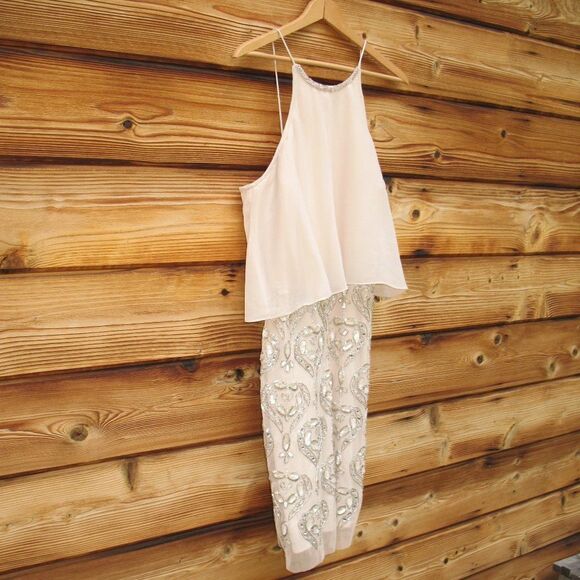 Aidan Mattox Bead Sheath Dress - Picture 2 of 8